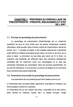 Simulation du procédé du grenaillage de précontrainte
