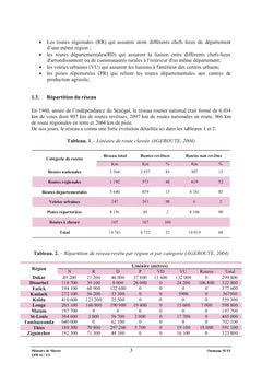Le trafic, du point de vue dimensionnement rationnel et mécanistique
