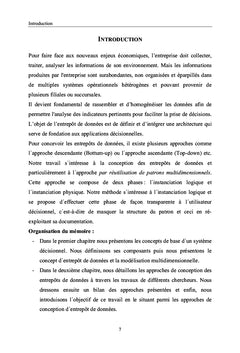 Méthode pour la réutilisation de patron multidimensionnel