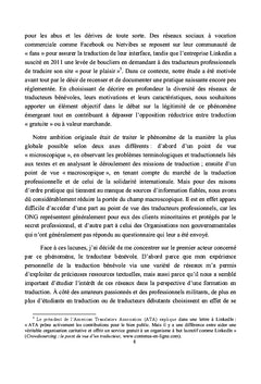 Traducteur bénévole : un métier ?