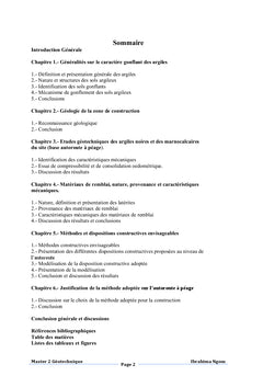 Méthodes de mise en place des remblais routiers sur argile gonflante