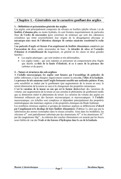 Méthodes de mise en place des remblais routiers sur argile gonflante