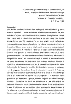 Du travail "protégé" au travail "hypermoderne"