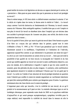 Du travail "protégé" au travail "hypermoderne"
