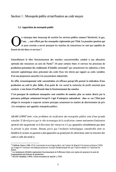 Tarification d'un monopole public : cas de la STEG