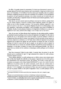 Le pouvoir politique en Afrique, entre légitimité et légalité