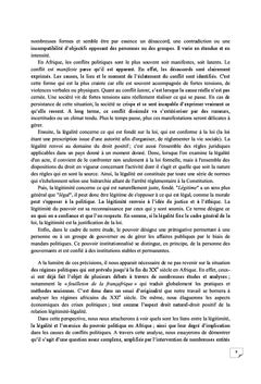 Le pouvoir politique en Afrique, entre légitimité et légalité