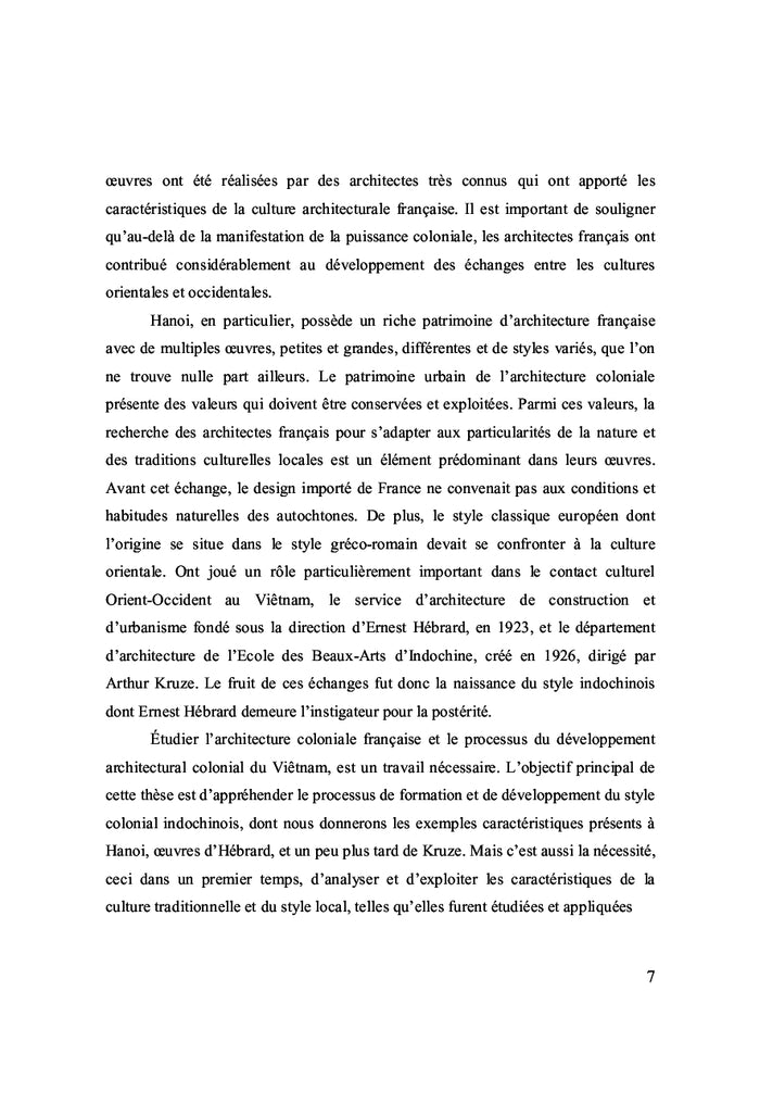 l'Architecture coloniale de style indochinois à Hanoi