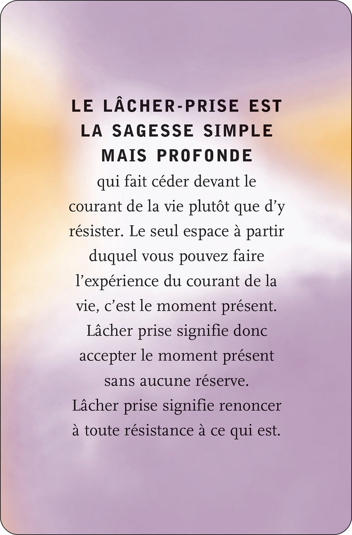 Le pouvoir du moment présent - 50 cartes d'inspiration