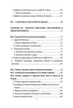 Santé mentale et migration forcée