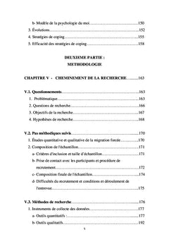 Santé mentale et migration forcée