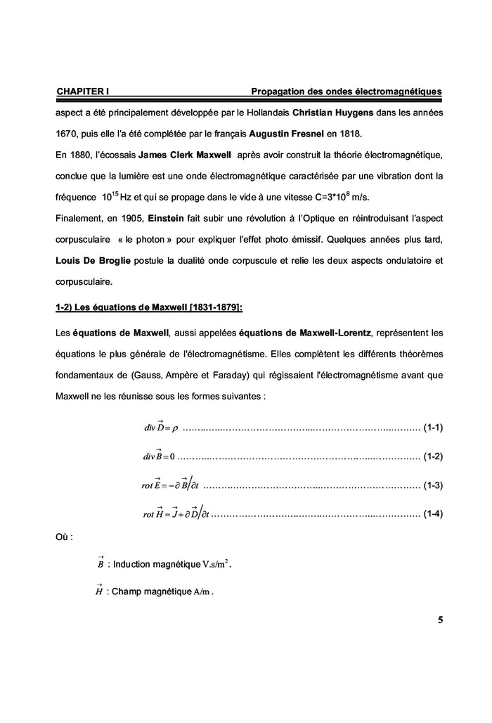 L'onde électromagnétique