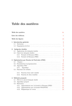Intégration numérique (2D) basée sur l'intelligence en essaim