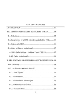 Evaluation de la qualité des eaux superficielles: Apport des SIG