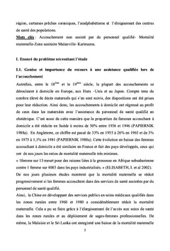 Accouchements à domicile sans un personnel de santé