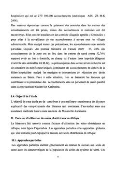 Accouchements à domicile sans un personnel de santé