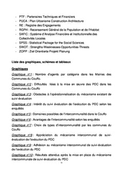 Mécanisme intercommunal de suivi-évaluation
