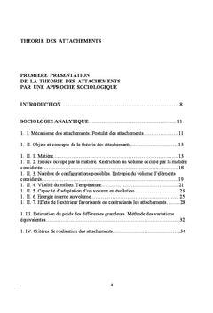 Théorie des attachements