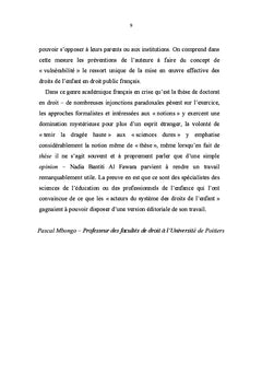Les droits de l'enfant en droit public français