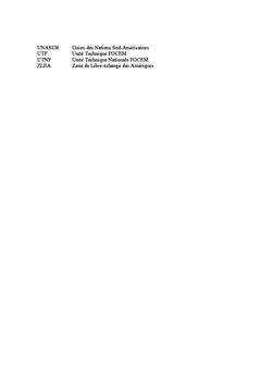 L'intégration économique outil de développement en Amérique du Sud