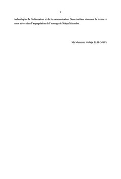 Le droit congolais des contrats et le contrat électronique tome 1