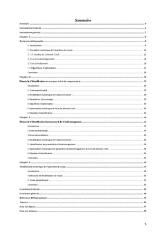 Identification inverse des paramètres de la loi de Johnson cook