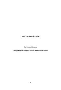 Écrits de résistance