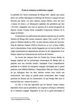 Écrits de résistance
