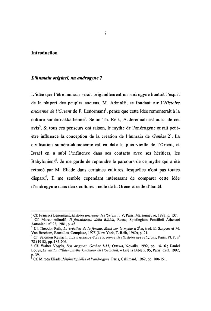 Androgyne il le créa