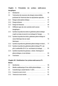 Dimensionnement d un système pv-réseau alimentant une ferme agricole