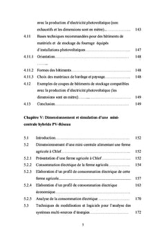 Dimensionnement d un système pv-réseau alimentant une ferme agricole