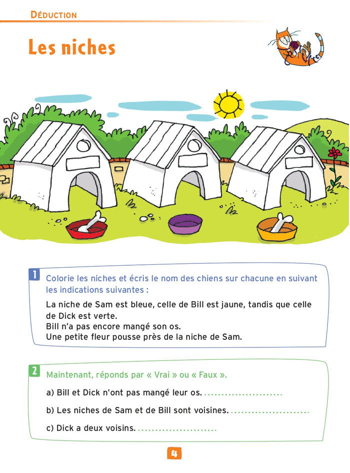 Des jeux pour s'entraîner à raisonner 9-11 ans