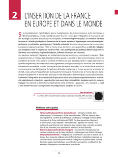 La France - Territoires et aménagement face à la mondialisation Nouveaux continents - 2023