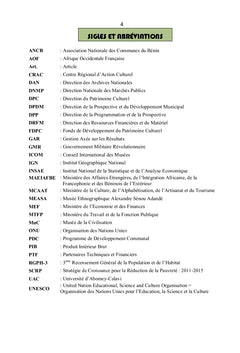 Valoriser l'histoire et la culture des peuples du bénin