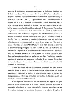Valoriser l'histoire et la culture des peuples du bénin