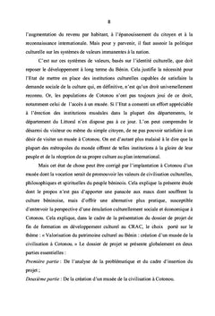 Valoriser l'histoire et la culture des peuples du bénin