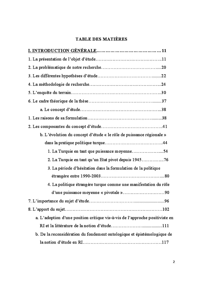 Le Monde Arabe dans la diplomatie turque
