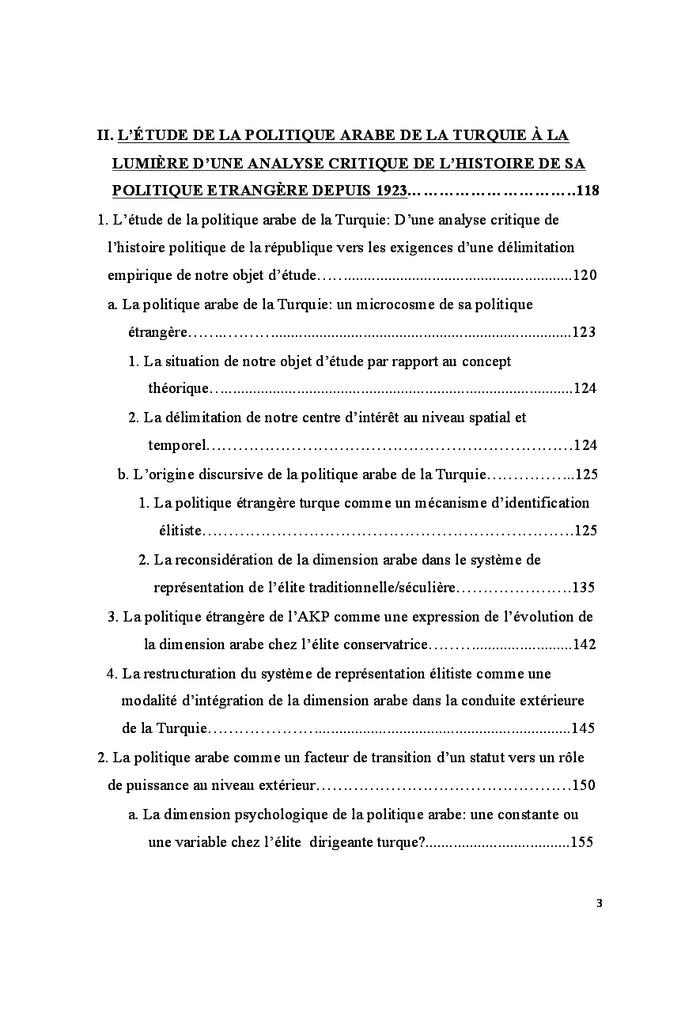 Le Monde Arabe dans la diplomatie turque