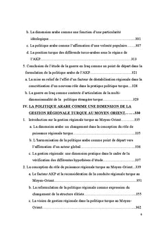 Le Monde Arabe dans la diplomatie turque