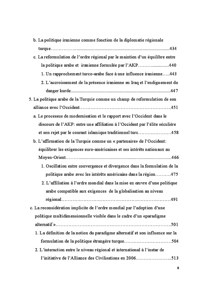 Le Monde Arabe dans la diplomatie turque