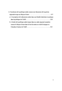 Le Monde Arabe dans la diplomatie turque