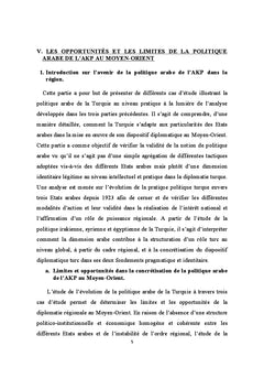 Le monde arabe dans la diplomatie turque