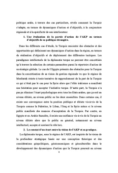 Le monde arabe dans la diplomatie turque