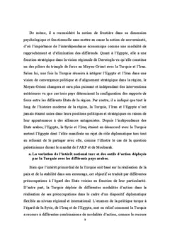 Le monde arabe dans la diplomatie turque
