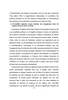 Le monde arabe dans la diplomatie turque
