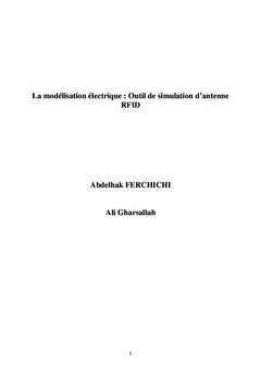 La modélisation électrique