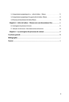 Comportement Asymptotique d'un arbre aleatoire discret