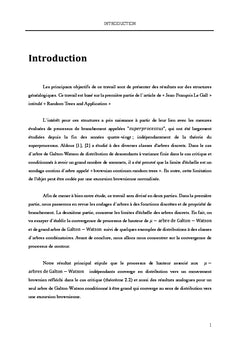 Comportement Asymptotique d'un arbre aleatoire discret