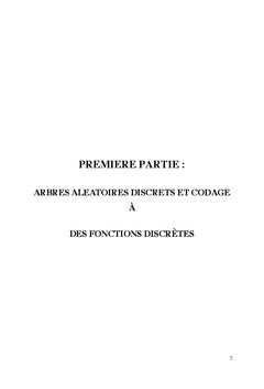 Comportement Asymptotique d'un arbre aleatoire discret
