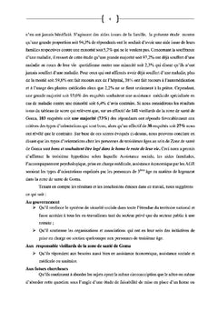 Étude sur les besoins de la mise en place des homes des vieillards